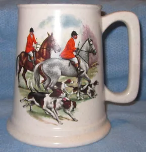 Taza de caza Fox Hunt Stein loza #2 - Imagen 1 de 5
