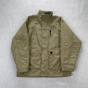 Vintage Patagonia Escape Jacket Mens Large Beige Full Zip 2000 Fleece Lined - Picture 1 of 17