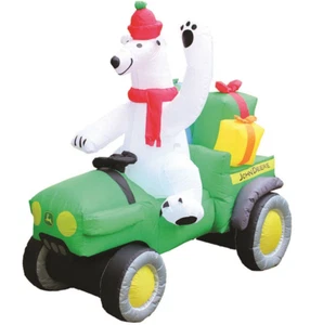 John Deere Inflatable Polar Bear Gator - LP87142 - Picture 1 of 1