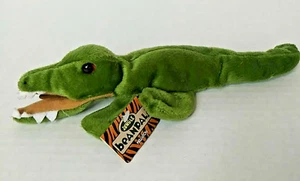 Peluche vintage 1996 Kellytoy alligatore giungla beanpals 11" peluche con etichetta - Foto 1 di 8