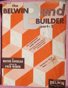 Belwin Elementary Method Horn in F Part 2 Vtg Sheet Music Instruction Book 1953 - Picture 1 of 3