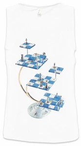 Star Chess Herren Tank Top Schach Game Gamer Retro Trek Geek Nerd TNG Spielbrett - Picture 1 of 1