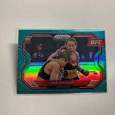 Yan Xiaonan 2021 Panini Prizm UFC Teal Refractor RC Rookie Card 39/49 #169