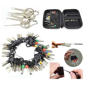 100pcs Pin Ejector Wire Kit Extractor Connector Puller Car Terminal Removal Tool - Picture 1 of 10
