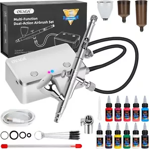 Ovaga Metu-Pro | Airbrush Kit with Compressor | Rechargeable Multifunctional - Picture 1 of 5