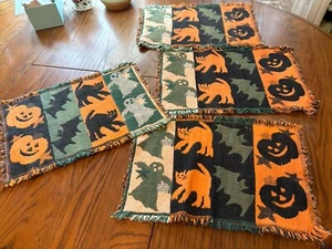 De colección 4 manteles individuales tapiz halloween paisaje de mesa - Imagen 1 de 2