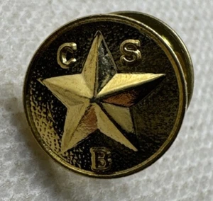 USA Canada Christian Service Brigade Gold 1/2” Pin - Picture 1 of 2