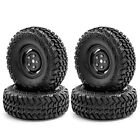 Car Tires with Wheel Rims Replacement for 1/10  -4  Axial SCX10 T6P6