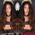 Ombre Wig 100 Virgin Human Hair Brazilian Wavy T1B/30 Full Lace Front Lace Wigs