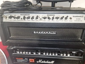 AMPLIFICATORE Per CHITARRA TESTATA E CASSA 4x12" Bredamhill No Marshall - Foto 1 di 3