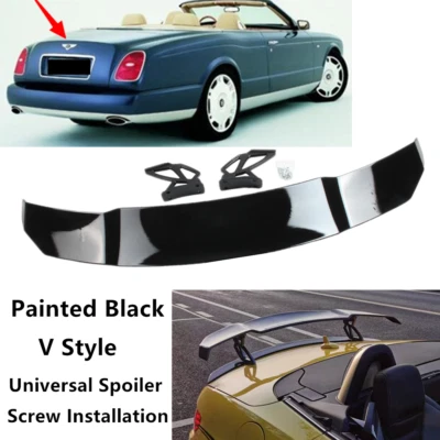 Universal Fit For Bentley Azure 07-10 Racing Style Rear Trunk Lid Spoiler Wing Foto 1 de 4