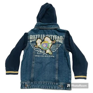 Toy Story Denim Jacket Boys 6 Blue Buzz Lightyear  Disney Pixar - Picture 1 of 8