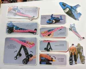 1987 Kenner M.A.S.K. Afterburner Box Parts - Picture 1 of 3