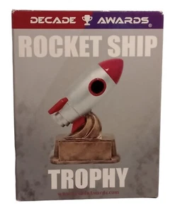 NUEVO Trofeo de Barco Cohete *Caja Abierta* Logro Hito - Premios Década Marca - Imagen 1 de 15