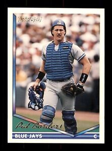  219 Pat Borders  Blue Jays 1994 Topps Baseball Sports Trading Card 
