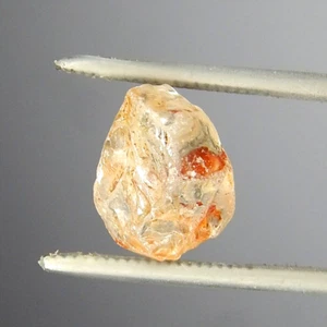 5.7ct Transparent Red Zircon Terminated Crystal Rough Natural Unheated Collector - Picture 1 of 4