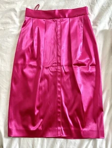 Dolce & Gabbana Vintage Pink Satin Skirt XS - Picture 1 of 5