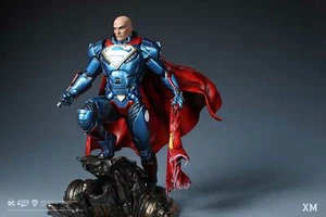 XM STUDIOS Superman Lex Luthor Rebirth 1:6 Figure + Bonus Metal Plaque Statue N - Picture 1 of 11