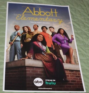 SDCC 2024 ABC HULU ABBOTT ELEMENTARY 12" x 18" POSTER - Bild 1 von 1