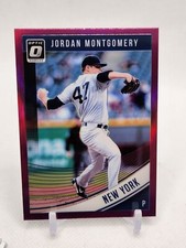 ⚾Jordan Montgomery PURPLE PRIZM REFRACTOR 2018 Optic Yankees Cardinals Card⚾