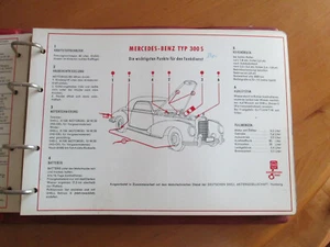 Shell lubrication schedule / maintenance service -- Mercedes Benz 300 S - Picture 1 of 2