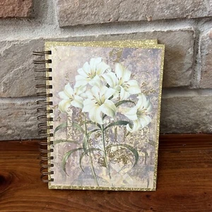 Spiral Journal/Notebook Lined Journal with Back Pocket and Hardcover 8.5" X 6.4 - Picture 1 of 22