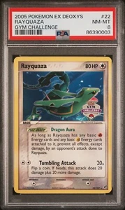 Pokemon Rayquaza Gym Challenge Promo - EX Deoxys - 22/107 - PSA 8 - Picture 1 of 2
