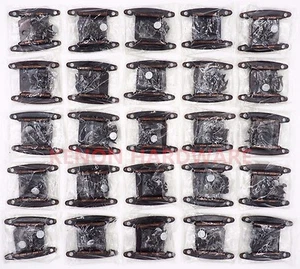 50 Pairs /100pcs NON Self Closing Variable Overlay Cabinet Hinges-Brushed Bronze - Picture 1 of 5