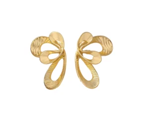 Unique Hollow Butterfly Design Stud Earrings - Picture 1 of 3