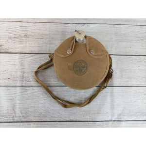 Vintage 50er Jahre Pfadfinder Kantine offizieller Canvas Bezug Tragegurt - Bild 1 von 7