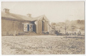 1909 Wallingford, CT Connecticut, REAL PHOTO Fraternal Masonic Home & Farm House - Bild 1 von 2