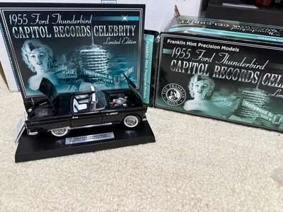 Ford Thunderbird Capitol Records 1955 Franklin Mint 1/24 Marlyn Monroe Limited Foto 1 de 4