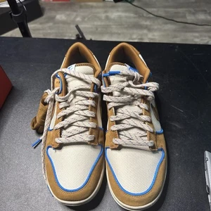 Nike Dunk Low PRM Mens Size 10 Light Orewood Brown Light British Tan FN5825 100 - Picture 1 of 9