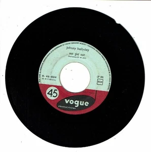 Johnny HALLYDAY 45T 7" TUTTI FRUTTI - NOT GET OUT - VOGUE 834 RARE - Picture 1 of 2
