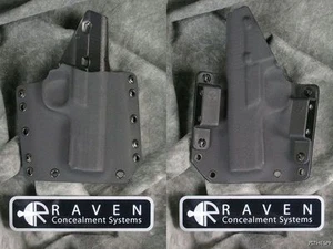 NEW RAVEN CONCEALMENT RUGER SR9 PHANTOM MODULAR KYDEX HOLSTER SR 9 BLACK OWB - Picture 1 of 1
