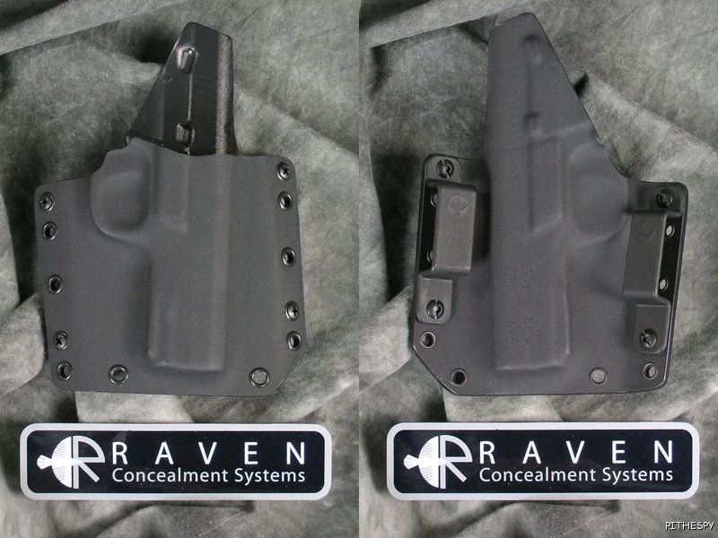 NEW RAVEN CONCEALMENT RUGER SR9 PHANTOM MODULAR KYDEX HOLSTER SR 9 BLACK OWB - Image 1 of 1