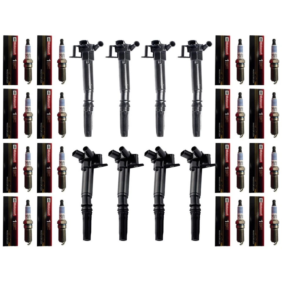 Juego de 8 bobinas de encendido + 16 bujías Motorcraft para F150 F250HD F350HD 6,2 L Foto 1 de 4