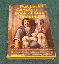 1974 PAUL LOEB'S COMPLETE BOOK OF DOG TRAINING Professional Obedience Course hc