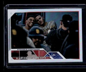 2023 Topps Series 2 #405 Manny Machado Juan Soto Padres Rainbow Foil - Picture 1 of 2