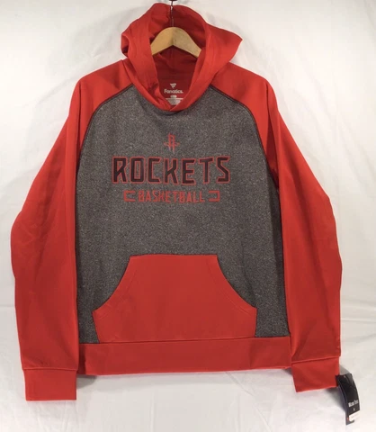 Houston Rockets Fanatics NBA Hoodie Pullover Sweater Mens Size Medium NWT Cover