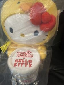 Hello Kitty Chicken Cup Noodles Plush Toy New With Tag