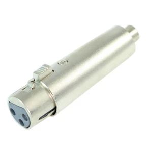 Adaptador XLR hembra a RCA (desequilibrado) - Imagen 1 de 2