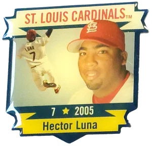 MLB St. Louis Cardinals 2005 "Hector Luna" 1.5" Lapel Pin - Picture 1 of 2