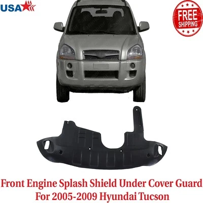 Front Engine Splash Shield Under Cover Guard For 2005-2009 Hyundai Tucson Foto 1 de 4