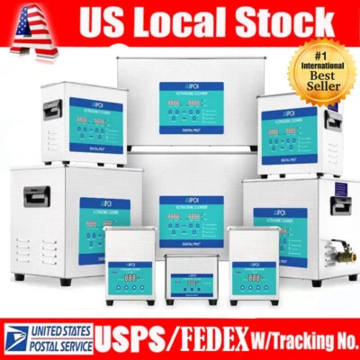 Ultrasonic Cleaner 2L/3L/6L/15L/30L Cleaning Equipment Industry Heated w/Timer - Image 1 of 4