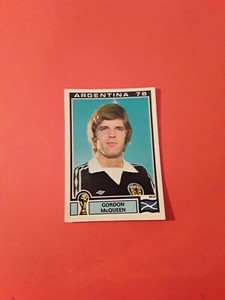 ORIGINAL ARGENTINA FOOTBALL SANDWICHES 78 GORDON MCQUEEN SCOTLAND #317