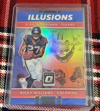 2017 Optic D’onta Foreman Ricky Williams Illusions Prizm /149 Texas