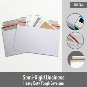 300gsm Semi Rigid Business Heavy Duty Envelope Tough Cardboard Bag Replacement - Picture 1 of 18