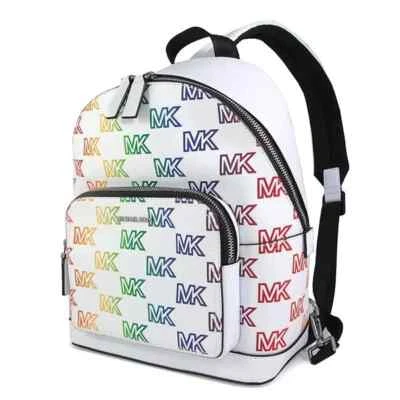 Michael Kors Commuter Slingpack White Gay Pride Rainbow Bag 37S3LCOB2L $448 F - Image 1 of 4