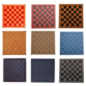 Flat Chess Board International Synthetic Leather Chessboard Chess Games - Picture 1 of 11